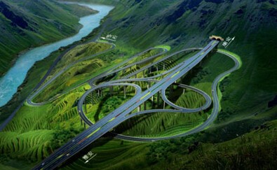 【大型路桥施工纪实】悬崖峭壁上的公路施工现场（雅康高速公路）