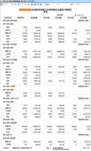 登峰钢管建材租赁管理租金结算软件V2.0